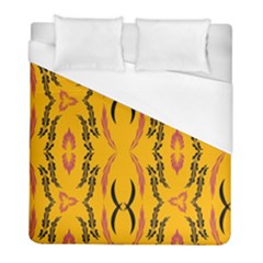 Folk Flowers Print Floral Pattern Ethnic Art Duvet Cover (full/ Double Size) by Eskimos