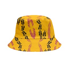 Folk Flowers Print Floral Pattern Ethnic Art Bucket Hat by Eskimos