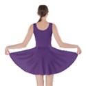 Purple plain Skater Dress View2