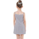 Gray plain Kids  Summer Sun Dress View2