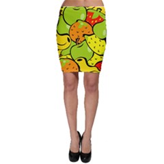 Fruit Food Wallpaper Bodycon Skirt by Dutashop