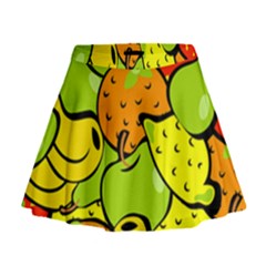 Fruit Food Wallpaper Mini Flare Skirt by Dutashop