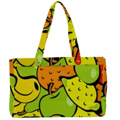 Fruit Food Wallpaper Canvas Work Bag by Dutashop