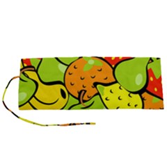 Fruit Food Wallpaper Roll Up Canvas Pencil Holder (s) by Dutashop