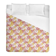 Flower Power Pattern Duvet Cover (full/ Double Size) by pishposhpal