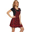 Micro Blood Red Cats Apron Dress View3