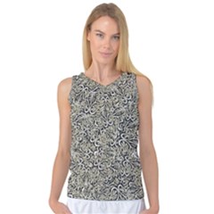 Intricate Ornate Pattern Women s Basketball Tank Top by dflcprintsclothing