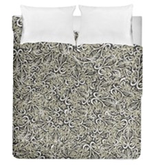 Intricate Ornate Pattern Duvet Cover Double Side (queen Size)