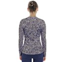 Intricate Ornate Pattern V-Neck Long Sleeve Top View2