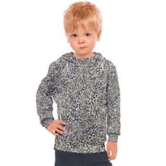 Intricate Ornate Pattern Kids  Hooded Pullover by dflcprintsclothing