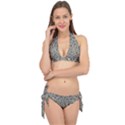 Intricate Ornate Pattern Tie It Up Bikini Set View1