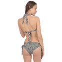 Intricate Ornate Pattern Tie It Up Bikini Set View2