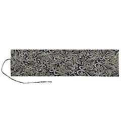 Intricate Ornate Pattern Roll Up Canvas Pencil Holder (l) by dflcprintsclothing