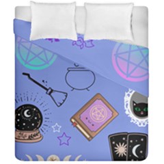 Pastel Goth Witch Blue Duvet Cover Double Side (california King Size) by NerdySparkleGoth