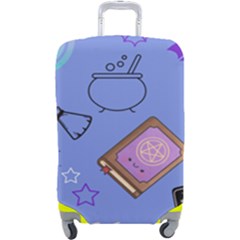 Pastel Goth Witch Blue Luggage Cover (large) by NerdySparkleGoth