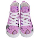 Pastel Goth Witch Pink Kids  Hi-Top Skate Sneakers View1