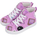 Pastel Goth Witch Pink Kids  Hi-Top Skate Sneakers View2