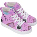 Pastel Goth Witch Pink Kids  Hi-Top Skate Sneakers View3