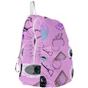 Pastel Goth Witch Pink Foldable Lightweight Backpack View3