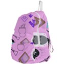 Pastel Goth Witch Pink Foldable Lightweight Backpack View4