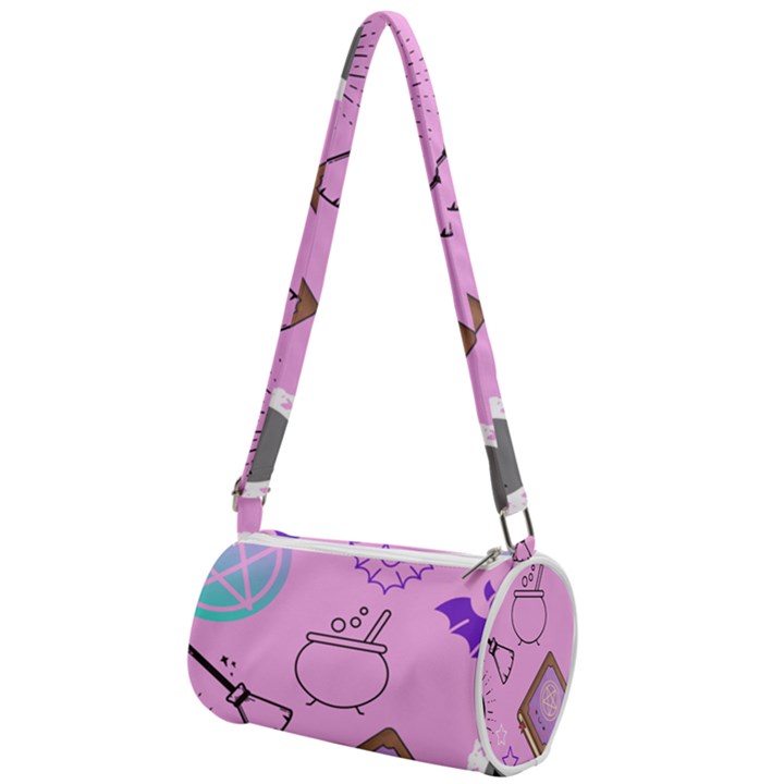 Pastel Goth Witch Pink Mini Cylinder Bag