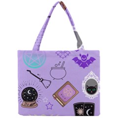 Pastel Goth Witch Purple Mini Tote Bag by NerdySparkleGoth