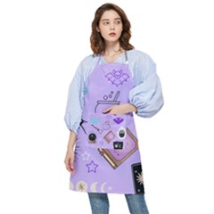 Pastel Goth Witch Purple Pocket Apron by NerdySparkleGoth