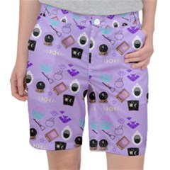 Pale Purple Goth Pocket Shorts by NerdySparkleGoth