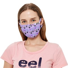 Pale Purple Goth Crease Cloth Face Mask (adult) by NerdySparkleGoth