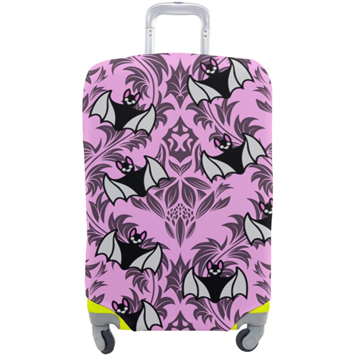 Pink Bats Luggage Cover (Large)