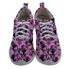 Pink Bats Athletic Shoes by NerdySparkleGoth