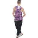 Pink Bat Men s Sleeveless Hoodie View2