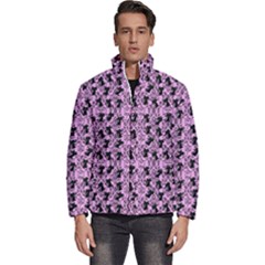 Pink Cat Men s Puffer Bubble Jacket Coat