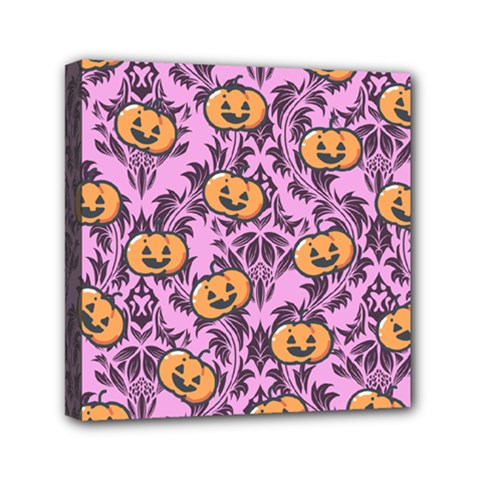 Pink Jacks Mini Canvas 6  X 6  (stretched) by NerdySparkleGoth