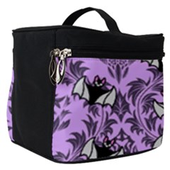 Purple Bats Make Up Travel Bag (small) by NerdySparkleGoth