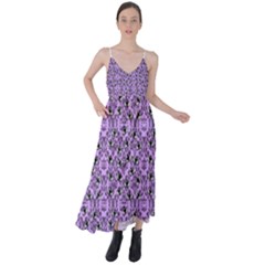 Purple Bats Tie Back Maxi Dress by NerdySparkleGoth