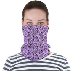 Purple Bats Face Seamless Bandana (adult) by NerdySparkleGoth