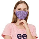 Purple Bats Fitted Cloth Face Mask (Adult) View1