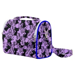 Purple Cats Satchel Shoulder Bag by NerdySparkleGoth