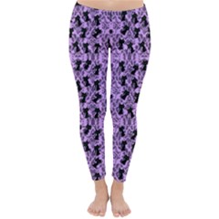 Purple Cat Classic Winter Leggings by NerdySparkleGoth