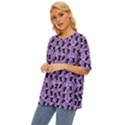 Purple Cat Oversized Basic Tee View2