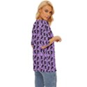 Purple Cat Oversized Basic Tee View3