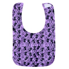 Purple Cat Baby Bib