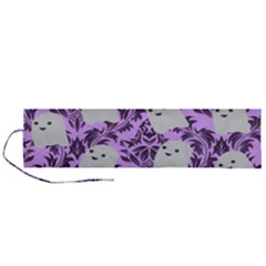 Purple Ghosts Roll Up Canvas Pencil Holder (l) by NerdySparkleGoth