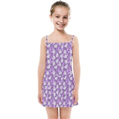 Purple Ghost Kids  Summer Sun Dress by NerdySparkleGoth