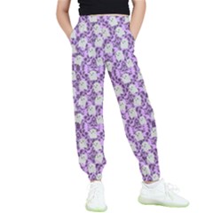 Purple Ghost Kids  Elastic Waist Pants