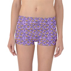 Purple Jack Reversible Boyleg Bikini Bottoms by NerdySparkleGoth