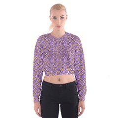 Purple Jack Cropped Sweatshirt by NerdySparkleGoth