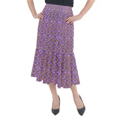 Purple Jack Midi Mermaid Skirt by NerdySparkleGoth