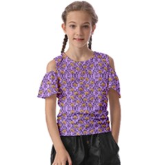 Purple Jack Kids  Butterfly Cutout Tee by NerdySparkleGoth